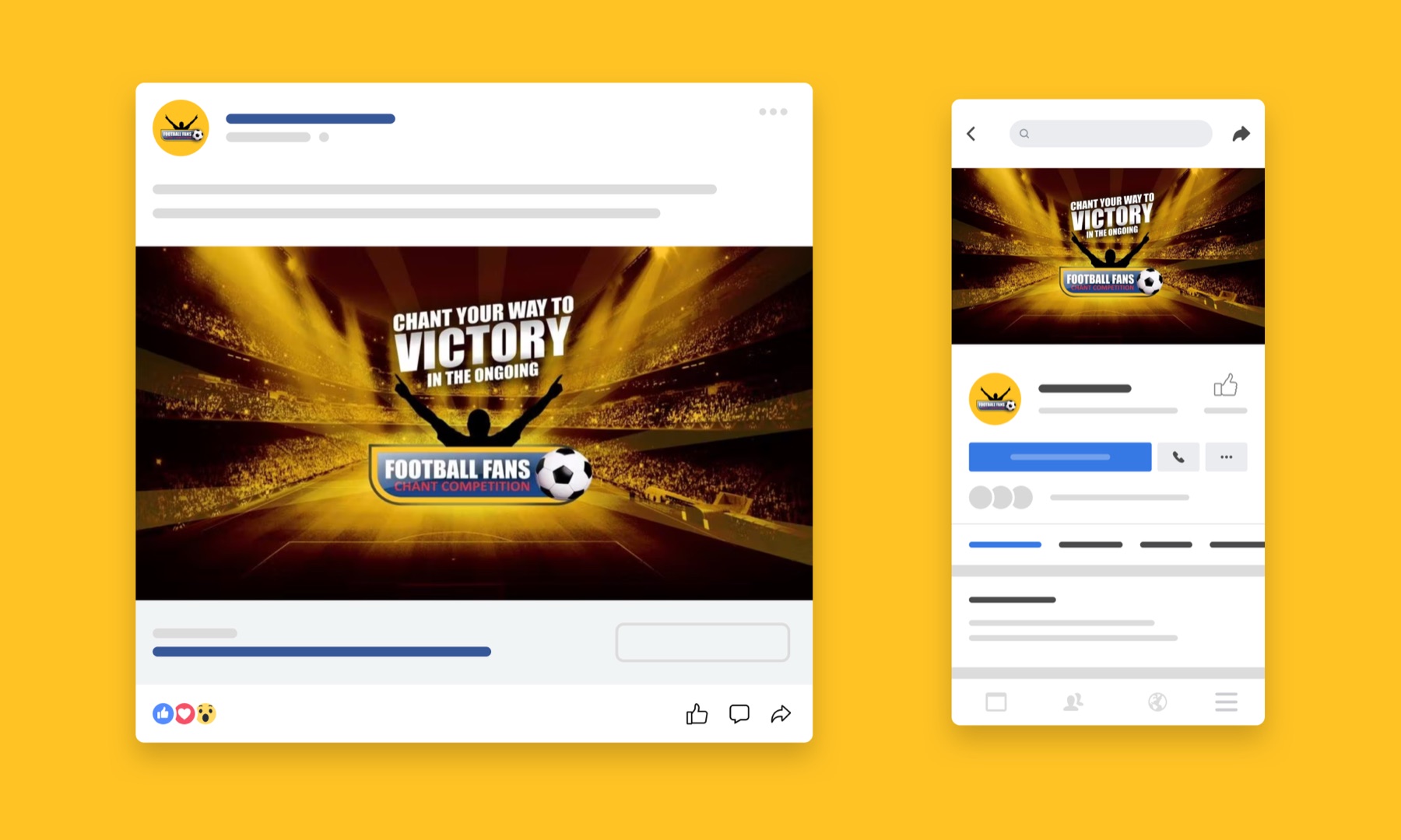 Ad on Facebook