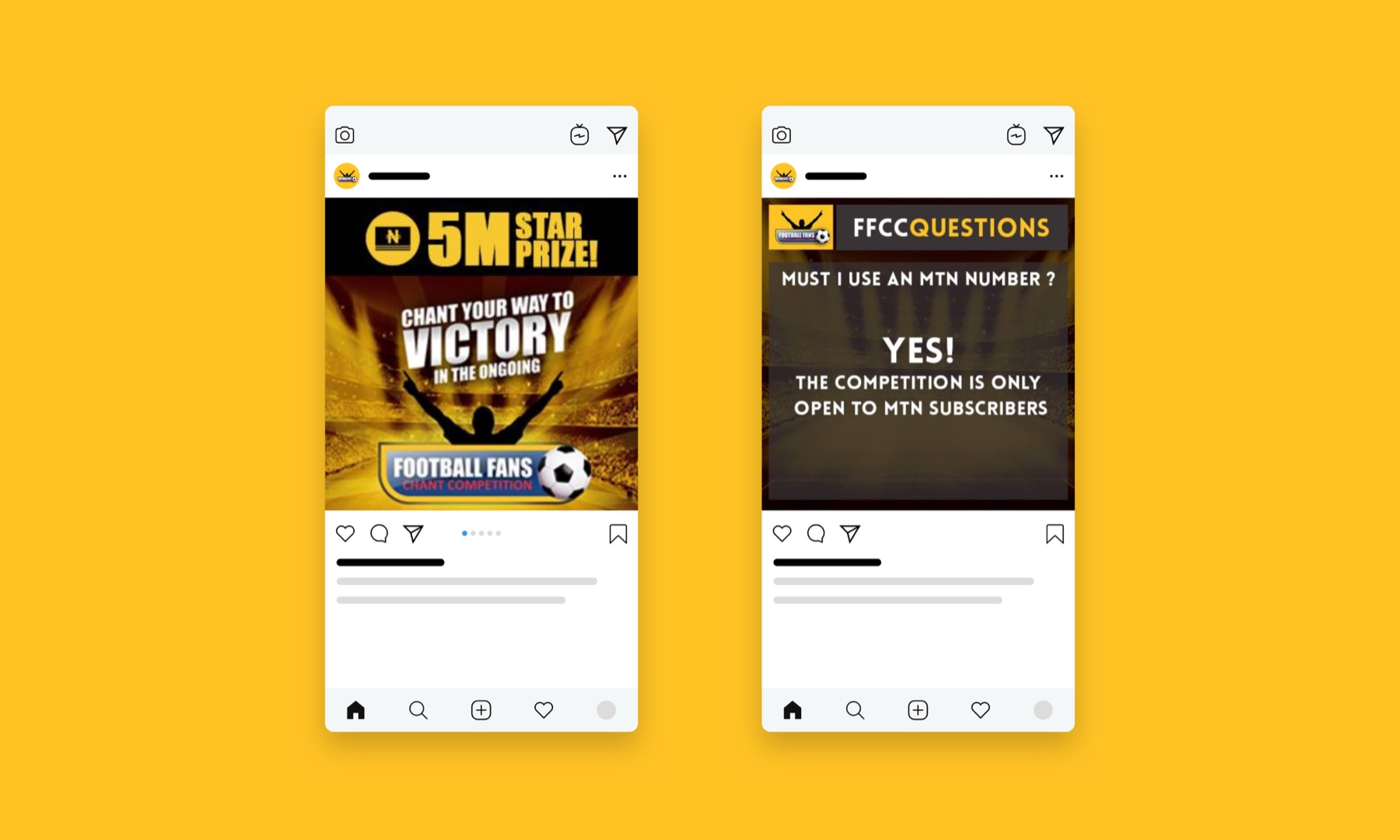 Ad design and FAQs on IG